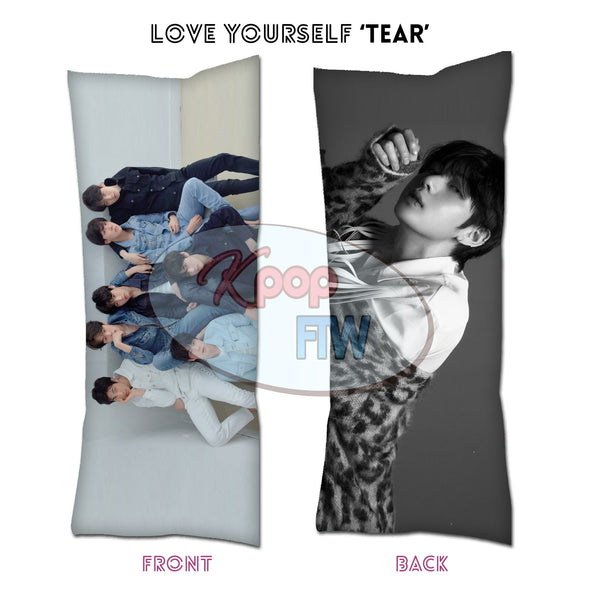 Bts body pillow cover top