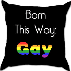 [BTS] - Born This Way: "GAY" PRIDE Pillow - Kpop FTW