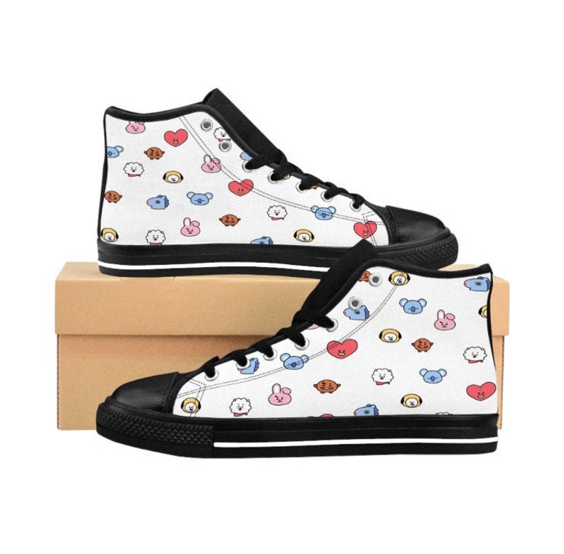 BTS BT21 Hightop Sneakers - Back To School Shoes - Kpop FTW