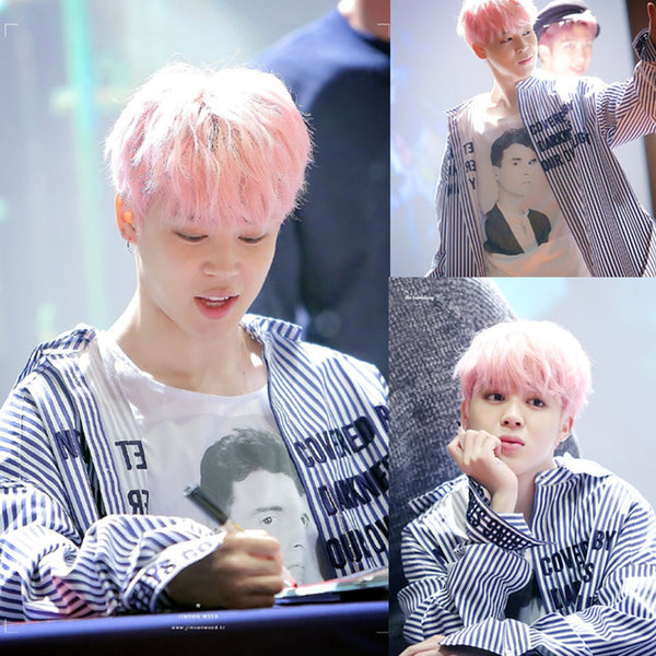 BTS] JIMIN STRIPED SHIRT - Kpop FTW