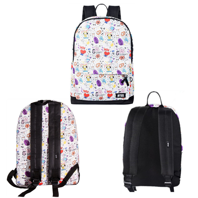 BTS KPOP School Bag for Boys Girls School Gifts for Kids School