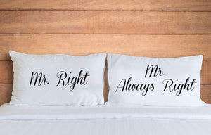 Mr Right Mr Always Right, Gay Wedding Gift gay couple pillow cases Same Sex gay anniversary gift LGBT couple gifts, Two Grooms - Kpop FTW