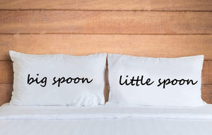 Big spoon Little Spoon Pillow Couple Gift Spooning anniversary gift for him gay lesbian husband wife men gifts couple pillow body pillow - Kpop FTW