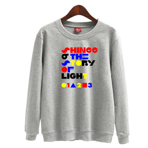 SHINee 'The Story of Light' Text Graphic Pullover - Kpop FTW