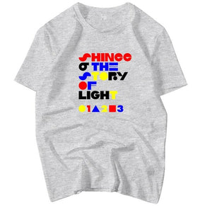 SHINEE 'The Story of Light' Text Graphic T-Shirt - Kpop FTW