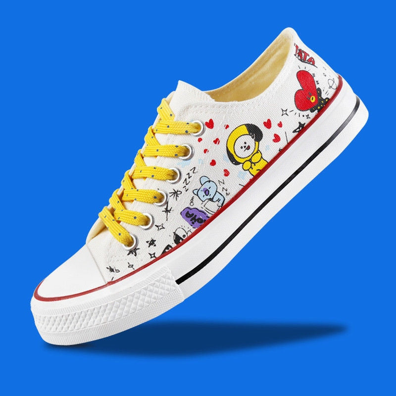 Bts canvas shoes Clearance
